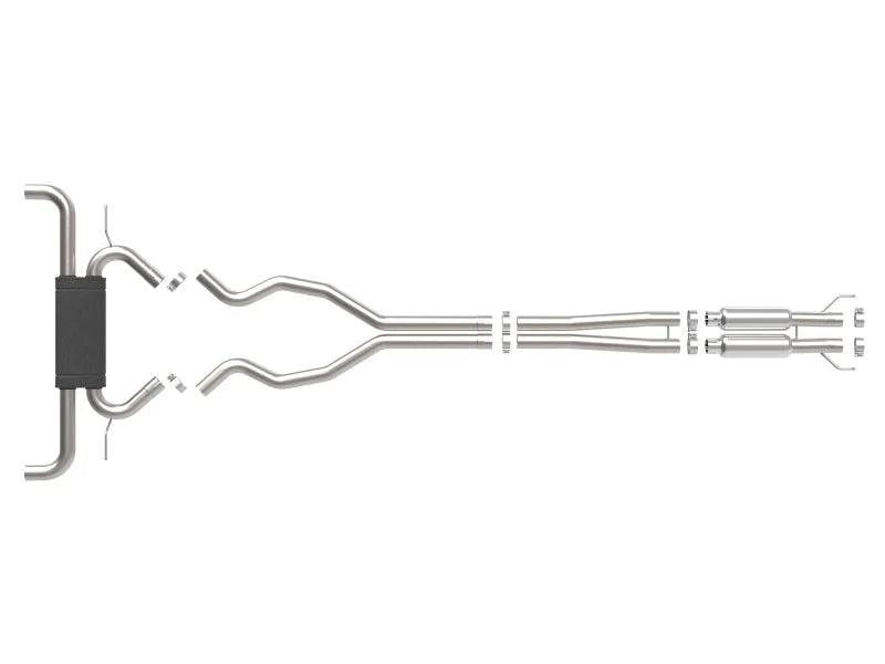 aFe Vulcan Series 2 1/2in 304 SS Cat-Back 19-20 Ford Edge ST V6 2.7L(tt) - Additional View 6