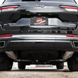 Load image into Gallery viewer, aFe Vulcan Series 2.24in SS Cat-Back Exhaust 21-23 Jeep Grand Cherokee L V8 5.7L - Back View