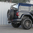 Load image into Gallery viewer, aFe Vulcan Series 2.5in 304SS Cat-Back Exhaust 2021+ Jeep Wrangler 392 6.4L w/ Black Tips - Side View