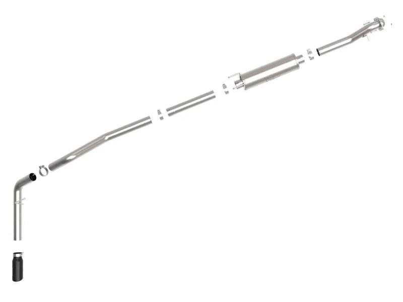 aFe Vulcan Series 3.5in 409 SS Cat-Back Exhaust 13-19 Ford Transit V6 3.5L (TT) w/ Black Tips - Additional View 5