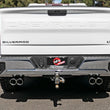 Load image into Gallery viewer, aFe Vulcan Series 3in-2-1/2in 304 SS Cat-Back 2019 GM Silverado 1500 V8-5.3L w/ Polished Tips - Installation View