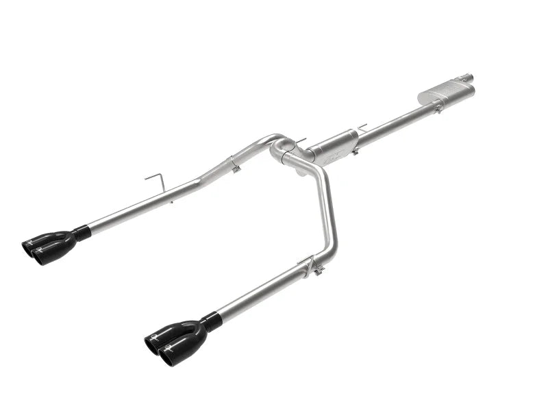 aFe Vulcan Series 3in-2-1/2in 304 SS Cat-Back 2020 Jeep Gladiator (JT) V6-3.6L w/ Black Tips - Main Product View