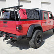 Load image into Gallery viewer, aFe Vulcan Series 3in-2-1/2in 304 SS Cat-Back 2020 Jeep Gladiator (JT) V6-3.6L w/ Black Tips - Side View