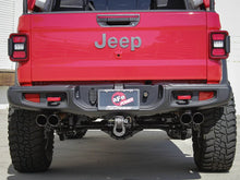 Load image into Gallery viewer, aFe Vulcan Series 3in-2-1/2in 304 SS Cat-Back 2020 Jeep Gladiator (JT) V6-3.6L w/ Black Tips - Back View