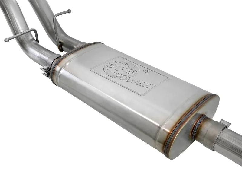 aFe Vulcan Series 3in 304 SS Exhaust Cat-Back w/ Black Tips 2019 GM Silverado/Sierra 1500 V8-5.3L - Additional View 6