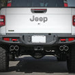 Load image into Gallery viewer, aFe Vulcan Series 3in 304SS Cat-Back 21 Jeep Gladiator V6-3.0L (td) - Dual Polished Tip - Back View