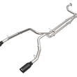 Load image into Gallery viewer, aFe Vulcan Series 3in 304SS Cat-Back Exhaust 21+ Ram 1500 TRX V8-6.2L w/ Black Tips - Back View