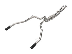 aFe Vulcan Series 3in 304SS Cat-Back Exhaust 24-25 Ford Ranger Raptor V6-3.0L (tt) w/ Black Tips - Main Product View