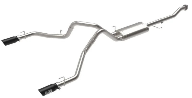 aFe Vulcan Series 3in 304SS Cat-Back w/ Black Tips 15-20 Ford F-150 V6 2.7L/35L(tt) / V8 5.0L - Additional View 6