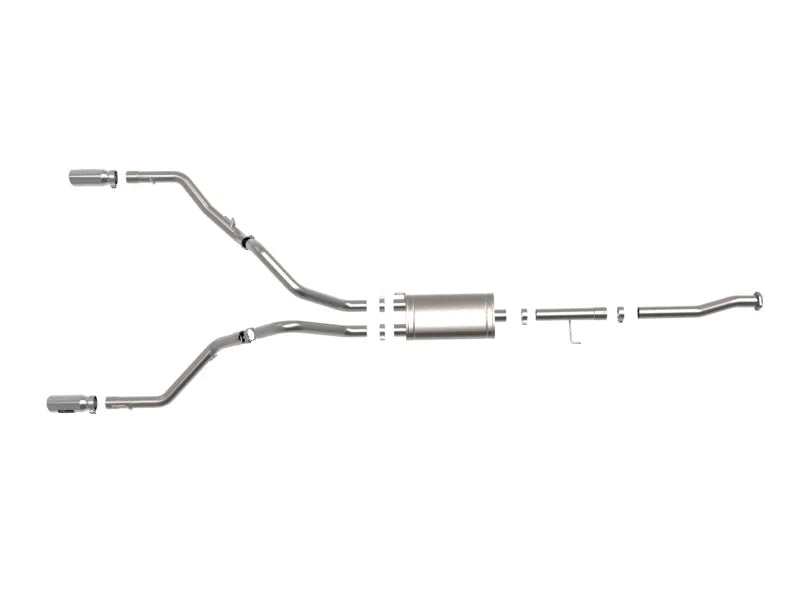 aFe Vulcan Series 3in 304SS Cat-Back w/ Polished Tips 15-20 Ford F-150 V6 2.7L/35L(tt) / V8 5.0L - Additional View 7