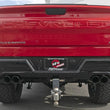 Load image into Gallery viewer, aFe Vulcan Series 3in 304SS DPF-Back 20-21 GM Trucks L6-3.0L (td) LM2 - Dual Black Tip - Back View