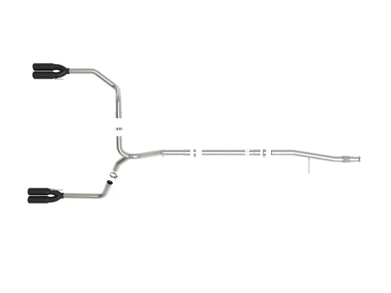 aFe Vulcan Series 3in 304SS DPF-Back 20-21 GM Trucks L6-3.0L (td) LM2 - Dual Black Tip - Additional View 7