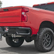 Load image into Gallery viewer, aFe Vulcan Series 3in 304SS DPF-Back 20-21 GM Trucks L6-3.0L (td) LM2 - Dual Polished Tip - Back View