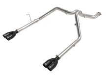 Load image into Gallery viewer, aFe Vulcan Series 3in 304SS DPF-Back 21 Jeep Gladiator V6-3.0L (td) Dual Black Tip - Main Product View