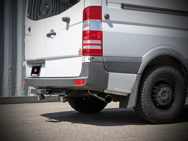 aFe Vulcan Series 3in 304SS DPF-Back Exhaust w/ Black Tip 14-18 Mercedes-Benz Sprinter 2500 - Additional View 5