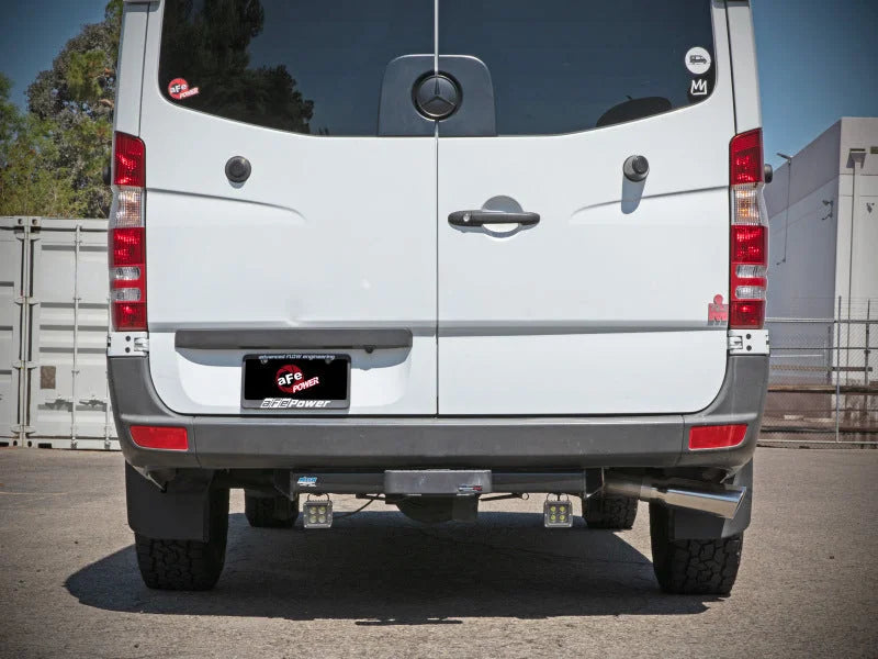 aFe Vulcan Series 3in 304SS DPF-Back Exhaust w/ Polished Tip 14-18 Mercedes-Benz Sprinter 2500 - Additional View 6