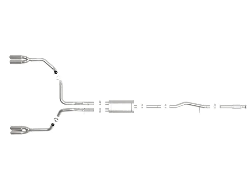 aFe Vulcan Series 3in 304SS Exhaust Cat-Back Exh w/ Pol Tips 2019 GM Silverado / Sierra 1500 V8-5.3L - Additional View 6