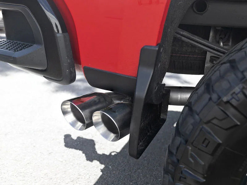 aFe Vulcan Series 3in 304SS Exhaust Cat-Back w/ Pol Tips 2019 GM Silverado / Sierra 1500 L4-2.7L (t) - Installation View