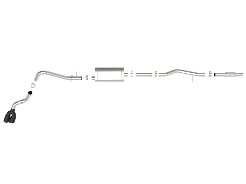 aFe Vulcan Series 3in 304SS Exhaust Cat-Back w/Blk Tip 2019 GM Silverado/Sierra 1500 V6-4.3L/V8-5.3L - Additional View 7