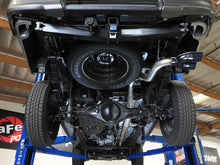 Load image into Gallery viewer, aFe Vulcan Series 3in SS Rear-Side Exit Exhaust w/ Black Tip fits 2015-2026 Toyota Hilux L4-2.4L / 2.8L (td) - Back View