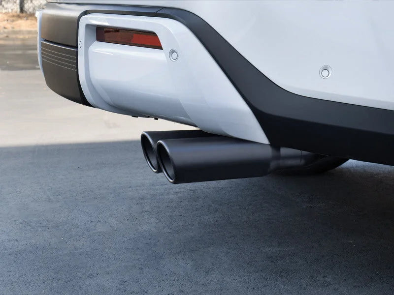 aFe Vulcan Series 3in Stainless Steel Cat-Back Exhaust w/ Black Tip Nissan Armada 25-26 V6-3.5L (tt) - Back View