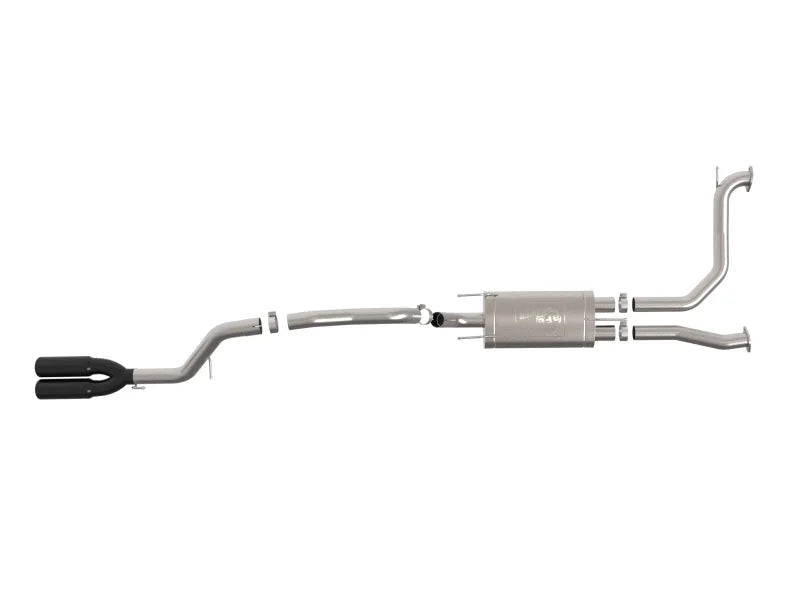 aFe Vulcan Series 3in Stainless Steel Cat-Back Exhaust w/ Black Tip Nissan Armada 25-26 V6-3.5L (tt) - Additional View 5
