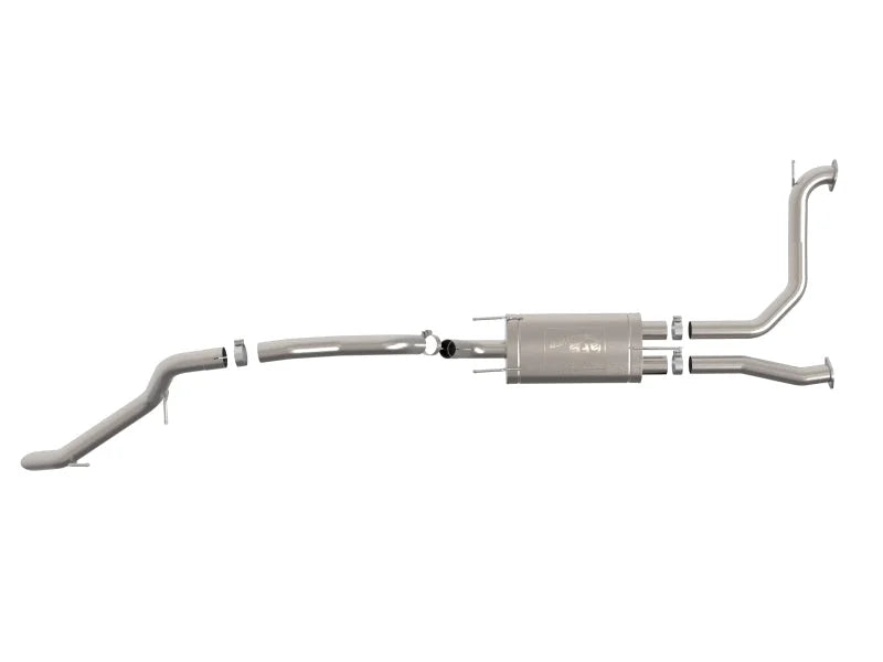aFe Vulcan Series 3in Stnless Steel Cat-Back Hi-Tuck Exhaust System Nissan Armada 25-26 V6-3.5L(tt) - Installation View