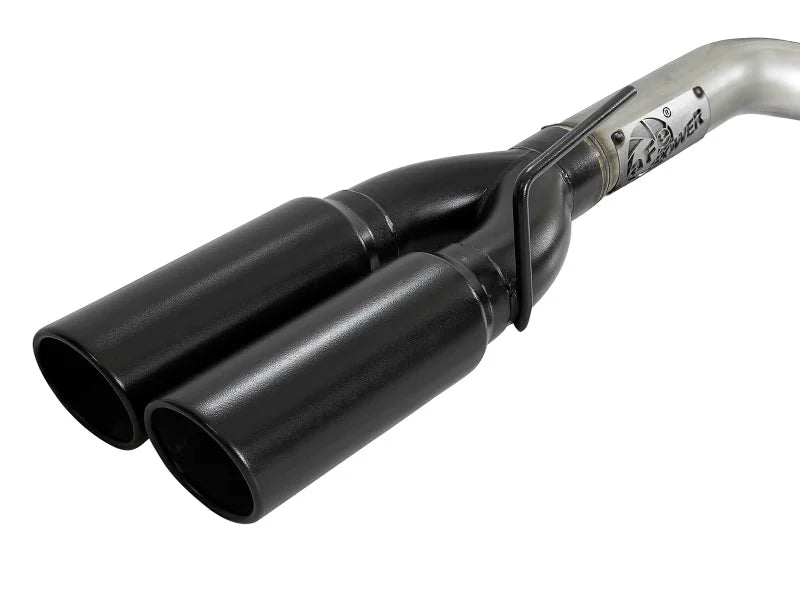 aFe Vulcan Series 4-3in 304SS Exhaust Cat-Back w/ Blk Tips 2019 GM Silverado/Sierra 1500 V8-6.2L - Additional View 6