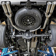 Load image into Gallery viewer, aFe Vulcan Series 4-3in 304SS Exhaust Cat-Back w/ Pol Tips 2019 GM Silverado/Sierra 1500 V8-6.2L - Side View