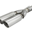 Load image into Gallery viewer, aFe Vulcan Series 4-3in 304SS Exhaust Cat-Back w/ Pol Tips 2019 GM Silverado/Sierra 1500 V8-6.2L - Installation View