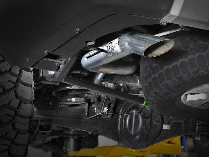 aFe Vulcan Series SS Cat-back Exhaust fits Lexus GX550 / 2024-2026 Lexus GX550 Luxury V6 - Back View
