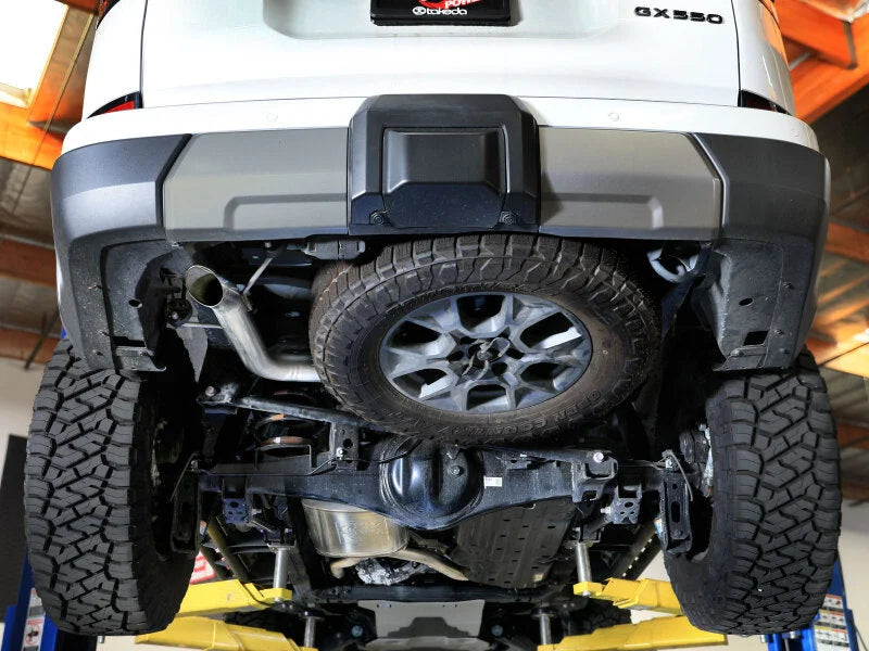 aFe Vulcan Series SS Cat-back Exhaust fits Lexus GX550 / 2024-2026 Lexus GX550 Luxury V6 - Installation View
