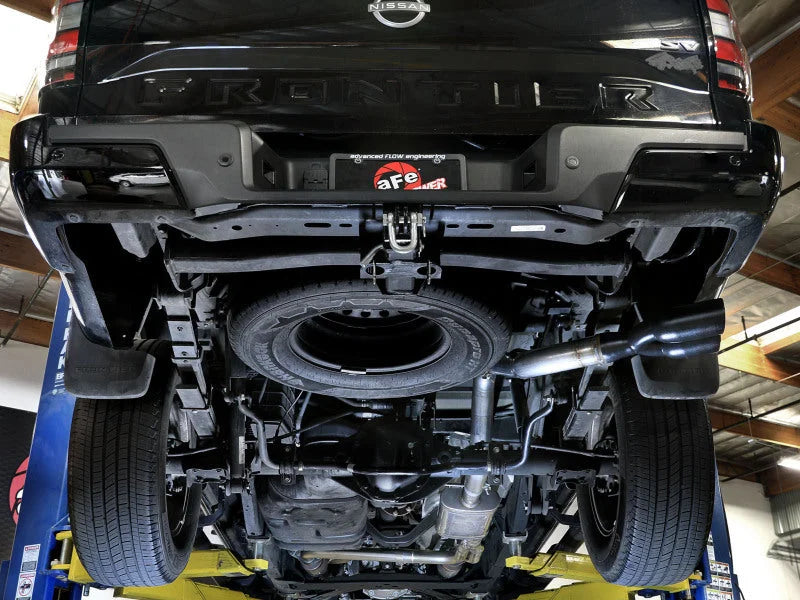 aFe Vulcan Series SS Cat-back Exhaust w/ Black Tips fits 2022-2026 Nissan Frontier V6 - Additional View 5
