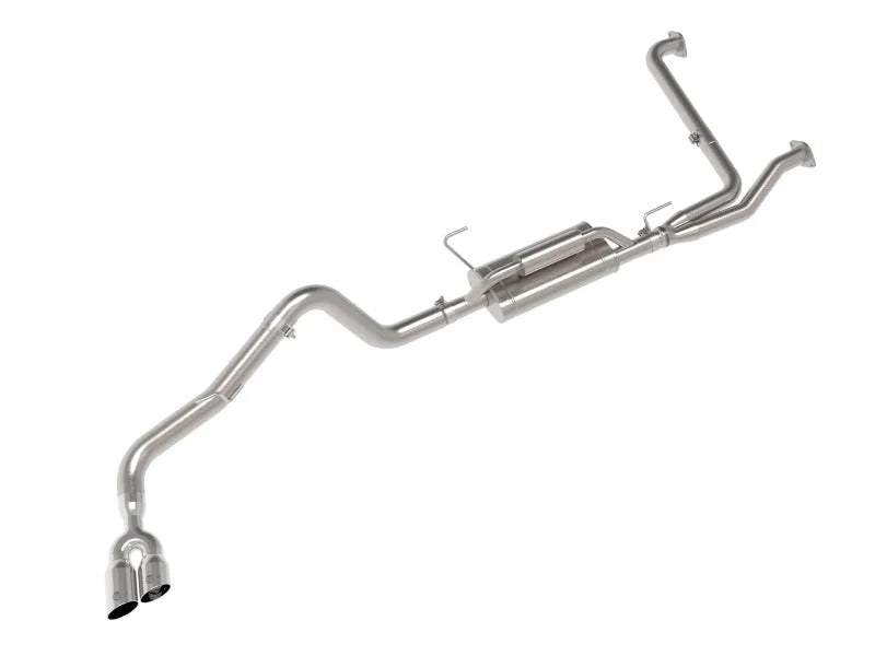 aFe Vulcan Series SS Cat-back Exhaust w/ Polished Tips fits 2022-2026 Nissan Frontier V6 - Main Product View