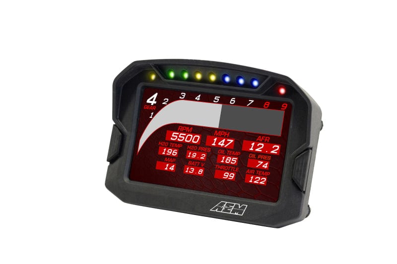AEM AEM CD-5G Carbon Digital Dash Display w/ Interal 10Hz GPS & Antenna AEM30-5602