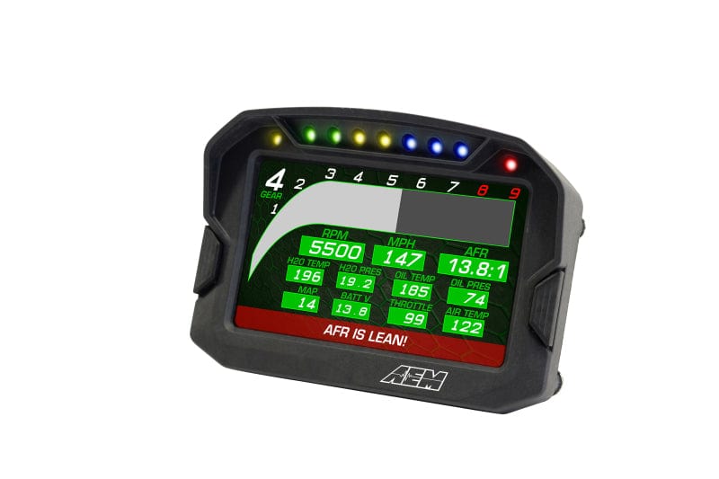 AEM AEM CD-5G Carbon Digital Dash Display w/ Interal 10Hz GPS & Antenna AEM30-5602
