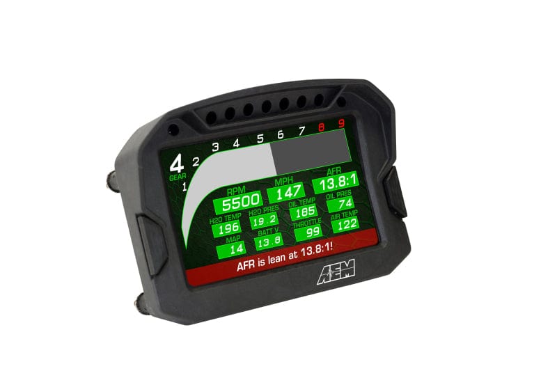AEM AEM CD-5G Carbon Digital Dash Display w/ Interal 10Hz GPS & Antenna AEM30-5602