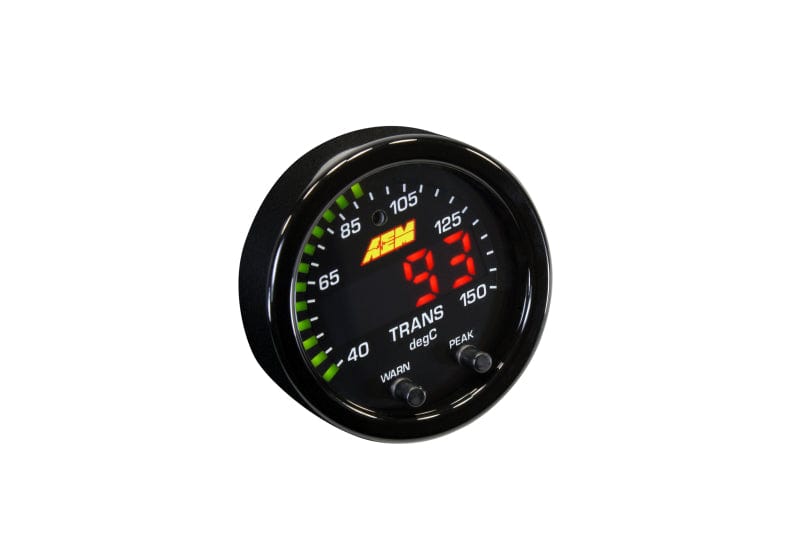 AEM AEM X-Series Temperature 100-300F Gauge Kit (ONLY Black Bezel and Water Temp. Faceplate) AEM30-0302