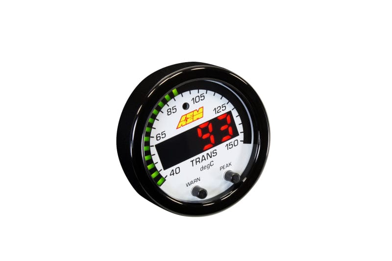 AEM AEM X-Series Temperature 100-300F Gauge Kit (ONLY Black Bezel and Water Temp. Faceplate) AEM30-0302