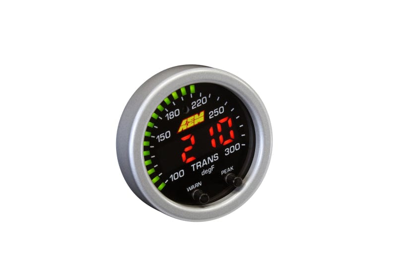 AEM AEM X-Series Temperature 100-300F Gauge Kit (ONLY Black Bezel and Water Temp. Faceplate) AEM30-0302