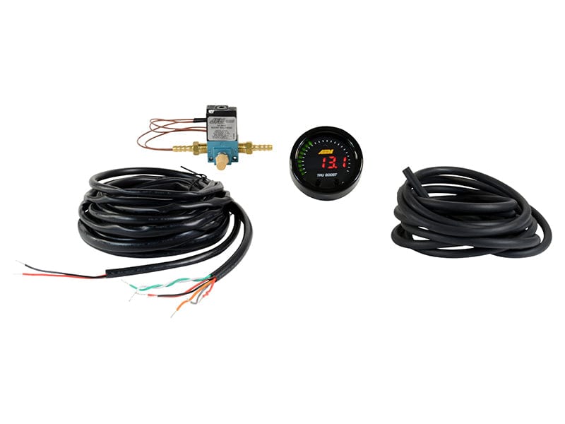 AEM AEM X-Series Tru-Boost Controller Gauge w/ Boost Control Solenoid 80PSIg Internal MAP Sensor AEM30-0352