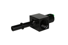 Load image into Gallery viewer, Aeromotive Aeromotive 3/8in Quick Connect with AN-08 port and 1/8in gauge port AER15121