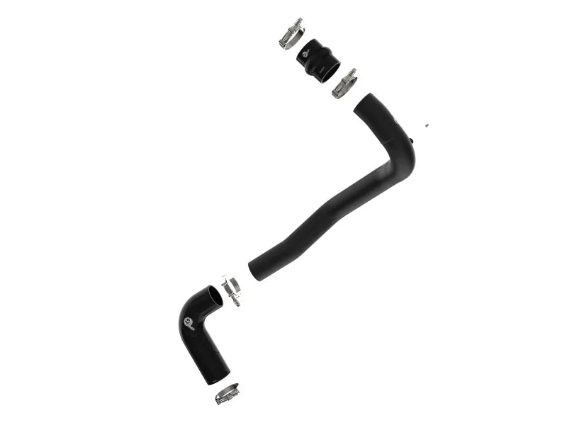 afe 08-10 Ford Trucks V8-6.4L (td) BladeRunner 3 IN Aluminum Hot Charge Pipe - Black - Additional View 5