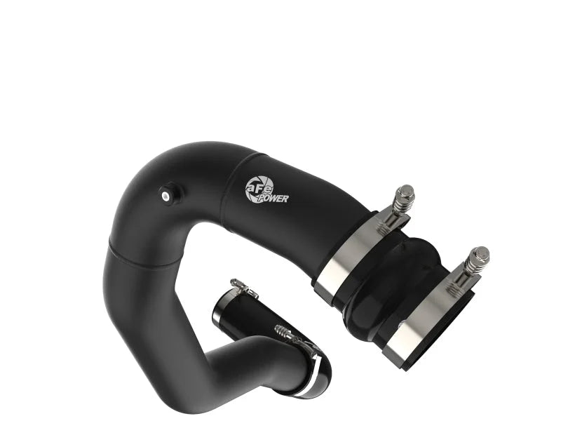 afe 08-10 Ford Trucks V8-6.4L (td) BladeRunner 3 IN Aluminum Hot Charge Pipe - Black - Additional View 6