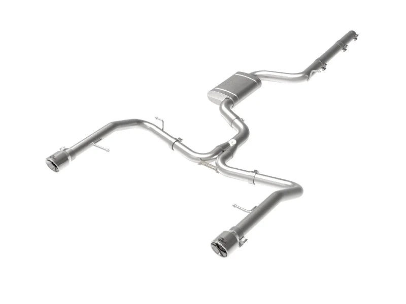 afe 19-21 VW Jetta GLI (MKVII) L4-2.0L (t) MACH Force-Xp 304 SS Cat-Back Exhaust System Polished Tip - Main Product View