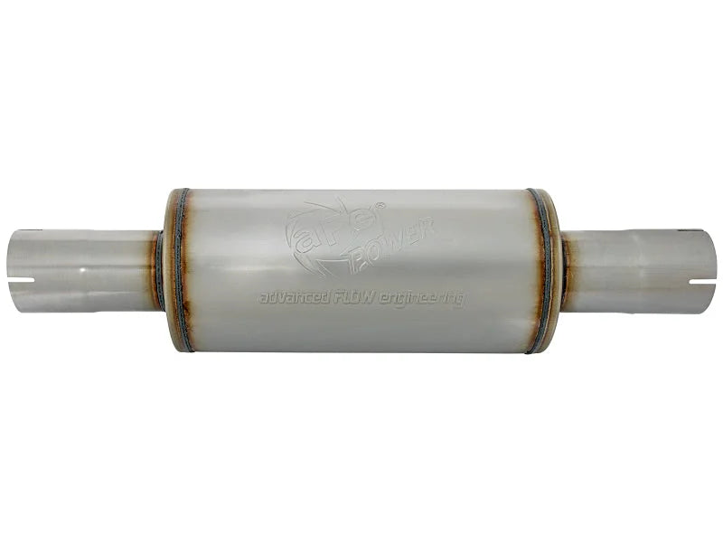 afe ATLAS Muffler 3-1/2 IN ID Center/Center x 7 IN Dia. X 16 IN L - Round Body - Additional View 5