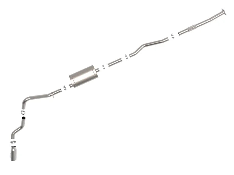 afe Apollo GT Series 19-20 GM 1500 2.7L (t) 409 SS CB Exhaust System w/Polished Tip - Additional View 9