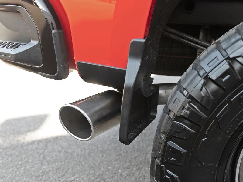 afe Apollo GT Series 2019 GM Silverado/Sierra 1500 4.3L/5.3L 409 SS CB Exhaust System w/Polished Tip - Installation View