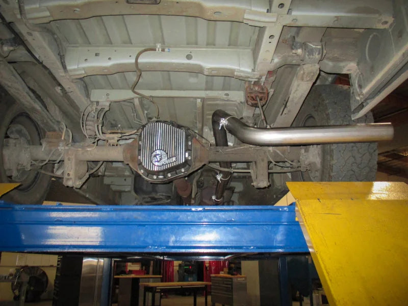 afe Apollo GT Series Axle-Back Exhaust System Ford Transit Models 15-19 V6-3.5L (tt) - Side View