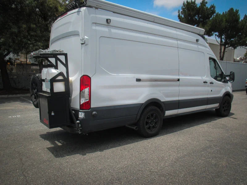 afe Apollo GT Series Axle-Back Exhaust System Ford Transit Models 15-19 V6-3.5L (tt) - Back View
